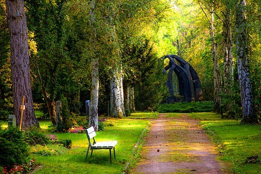 Cimetière jardin