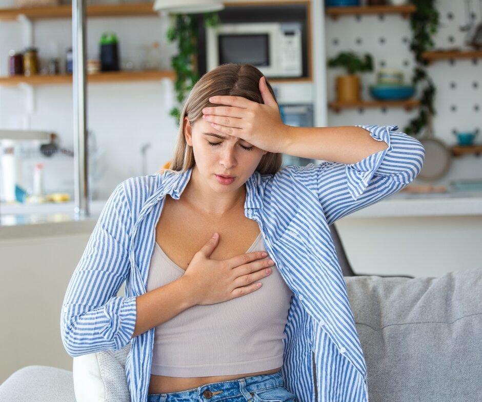 Phobie, peur, femme anxieuse