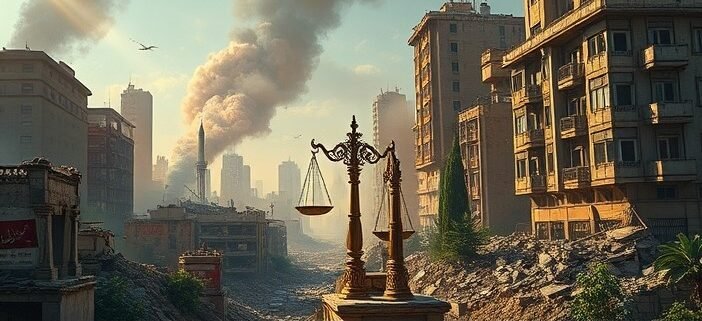 Environnement dysfonctionnel, ville guerre destruction